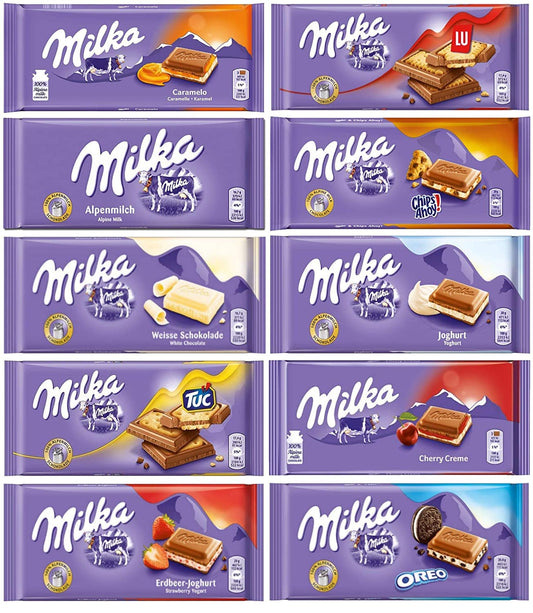 Milka  European Chocolate Bars