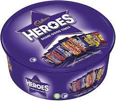 Cadbury Hero Tubs