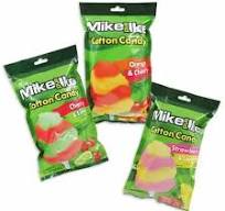 Mike and Ike cotton candy