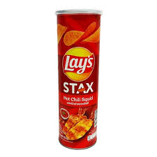 Lays Stax Hot Chili Squid