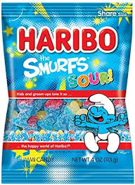 Haribo Smurfs