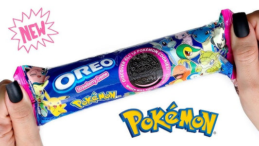 Oreo Strawberry Creme Pokemon Cookies   119.6G